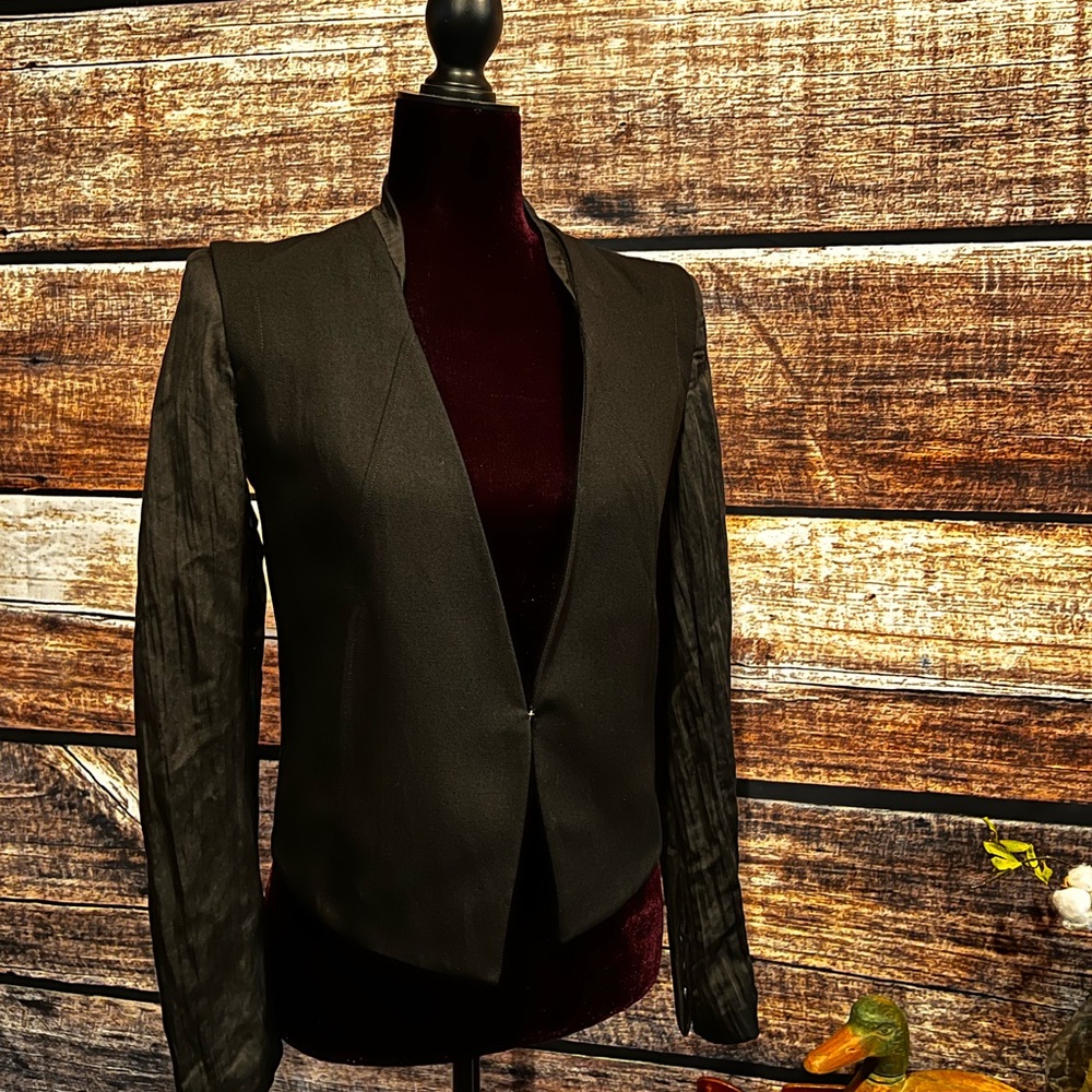 Helmut Lang Black Women's Blazer Jacket